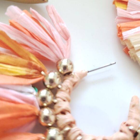 New! FP Emelie Raffia Earrings - Picture 2 of 13